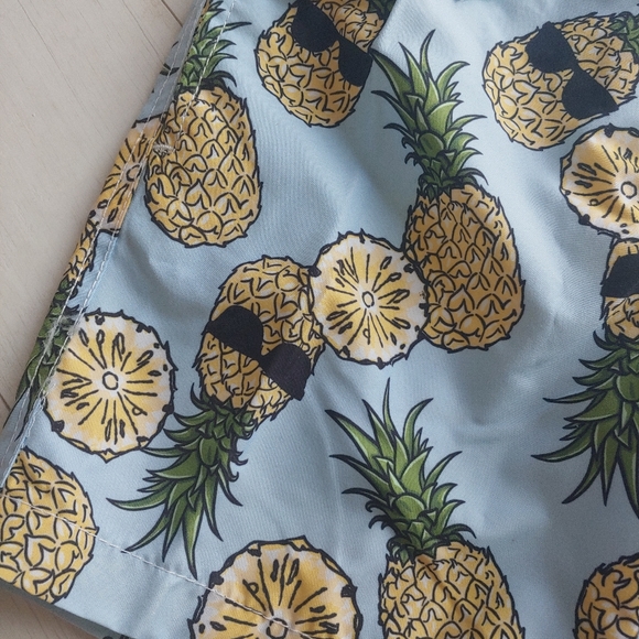 TRUNKS Surf and Swim Co. Pineapple Print Swim Shorts - Picture 2 of 13